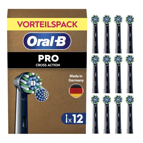 Oral-B Pro CrossAction Aufsteckbürsten für elektrische Zahnbürste, überlegene Zahnreinigung, X-Borsten, Original Zahnbürstenaufsatz, Oral-B Zahnbürsten, briefka