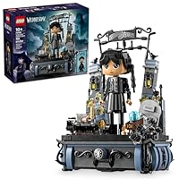 LEGO Wednesday Addams Figure - Building Toy for Kids, Girls & Boys, Ages 10+ - Collectible Wednesday Addams Doll with Display for Fans - Gift Idea for Birthday - 76780