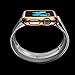 Apple Watch Case, G-Case [Free] Series Light Weight Thin Ultra Fit Plating PC Protective Shell Bumper Case For iWatch Apple Watch 38MM + Tempered Glass Screen Protector (Rose Gold)