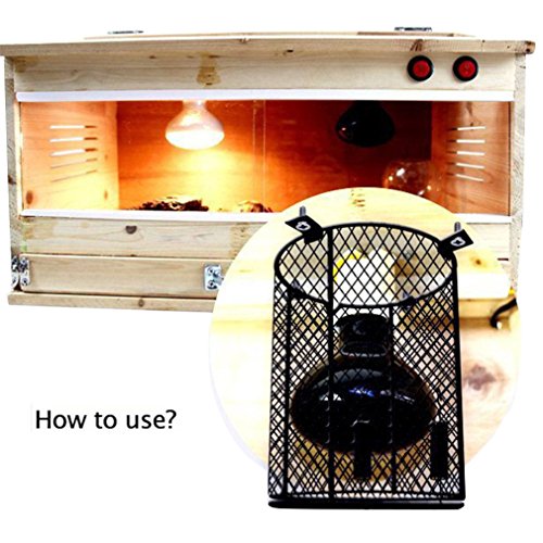Vipe Heater Guard, Reptile Heating Lamp Shade Light Heat Lamp Mesh