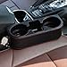 Binmer(TM) Black 2 Cup Holder Drink Beverage Seat wedge Car Auto Truck Universal Mount