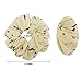 Ondder 15 Pack Women's Large Chiffon Flower Hair Scrunchies Hair Bow Chiffon Ponytail Holder, Including 8 Colors Chiffon Flower Hair Scrunchies and 7 Solid Colors Chiffon (15 Pack Chiffon Scrunchies)