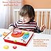 D-FantiX Gear Toys for Toddlers, Spinning Gear Puzzle Busy Board Games Set Box with 12 Cards Peg Puzzles Cog Fine Motor Skill Toys for Kids Stem Preschool Learning Educational Toy
