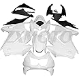 ZXMOTO Motorcycle Fairing Kit for Kawasaki NINJA 250R EX250 EX250J 2008 2009 2010 2011 2012 (Unpainted, Pieces/kit:15))