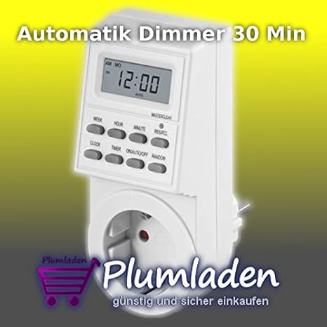 Automatikdimmer Zeitschaltuhr mit Automatik 30 Min Dimmer
