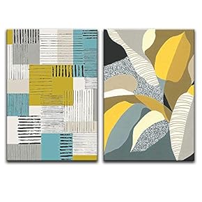 2 Piece Canvas Wall Art Modern Art Canvas Prints Home Artwork Decoration for Living Room,Bedroom - 16"x24" x 2 Panels