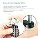 ORIA Combination Lock, 4 Digit Combination Padlock, 10000 Combinations for Home, Gate, Case, Toolbox, Gym, Sports, School and Employee Locker, Outdoor, Fence, Hasp and Storage (Black, Pack of 2)