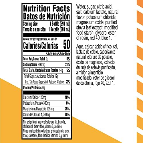 GATORADE RAPID REHYDRATION ELECTROLYTE BEVERAGE, MIXED BERRY, 20OZ BOTTLES (12 PACK)