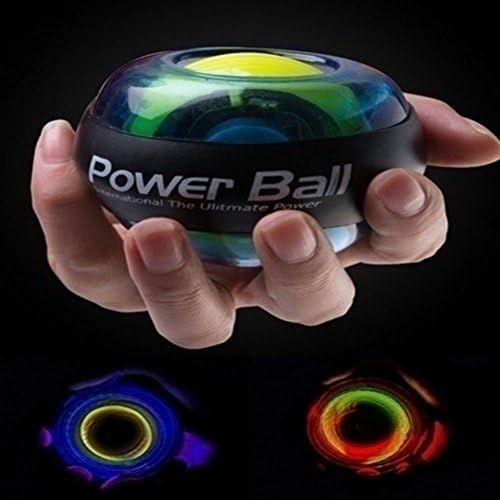 LED Gyroscope Power Wrist Ball,Wrist Arm Muscle Strengthener Gyro Exerciser For Force Building