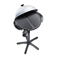  Kugelgrill weiss XXL Kettle Grill Balkon Camping Garten ✔ Deckel ✔ rund ✔ stehend grillen ✔ Grillen mit Elektrogrill 