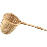 Leadigol Bamboo Tea Strainers,Bamboo Tea Filter,Handmade Fine Mesh Tea Filter Tea Infuser,Japanese Bamboo Tea Strainer for Loose Leaf Tea Cups Mugs(G)