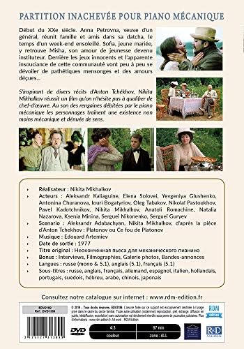 Partition Inachevee Pour Piano Mecanique Amazon Fr Aleksandr Kaliaguine Elena Solovei Yevgeniya Glushenko Antonina Churanova Iouri Bogatyriov Oleg Tabakov Nikolai Pastoukhov Pavel Kadotchnikov Nikita Mikhalkov Anatoli Romachine Natalia