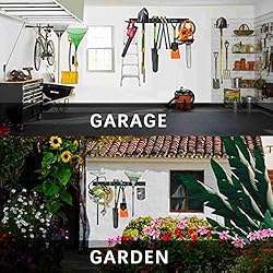 Garage Tool Storage Organizers Wall Mounted with 6