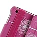 Nozza 360 Degree Rotating iPad 2 Case (Dandelion Pink): Folio Convertible Cover Multi-angle Vertical and Horizontal Stand with Smart On/Off for the Apple iPad 2/the New iPad(iPad 3)/iPad 4 NOT for iPad Air