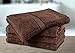 Utopia Towels 30x56 Inches Luxury Cotton Bath Towels, 4 Pack, Brown