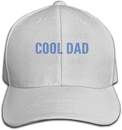 Borielly Men's This Is What A Cool Dad Looks Like Adjustable Peaked Baseball Cap Ash
