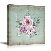 Canvas Wall Art Birds, Flowers, Owls, Butterflies Canvas Prints Home Artwork Decoration for Living Room, Bedroom - 12x12 inches