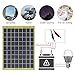 ECO-WORTHY Waterproof 10 Watts 12 Volts Epoxy Solar Panel Module with Diode 12V Battery Charger Camping
