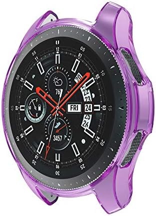 Sietore Compatible S3/Galaxy Watch 46mm Case, Ultra-Thin Lightweight Shock Proof Protective Case (Soft TPU) for S3/Galaxy Watch 46mm Smartwatch(PP)