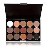 Susenstone 15 Colors Women Cosmetic Makeup Neutral Nudes ,Warm Eyeshadow Palette (C)