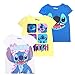 Disney Lilo and Stitch Girls 3 Pack Short Sleeve T-Shirt for Little to Big Kids White