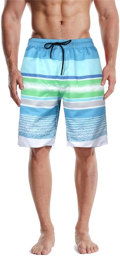 mens trendy swim trunks