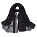 Womens Lightweight Pretty Scarf Fashion Striped Pure Color Scarves Wrap Shawls