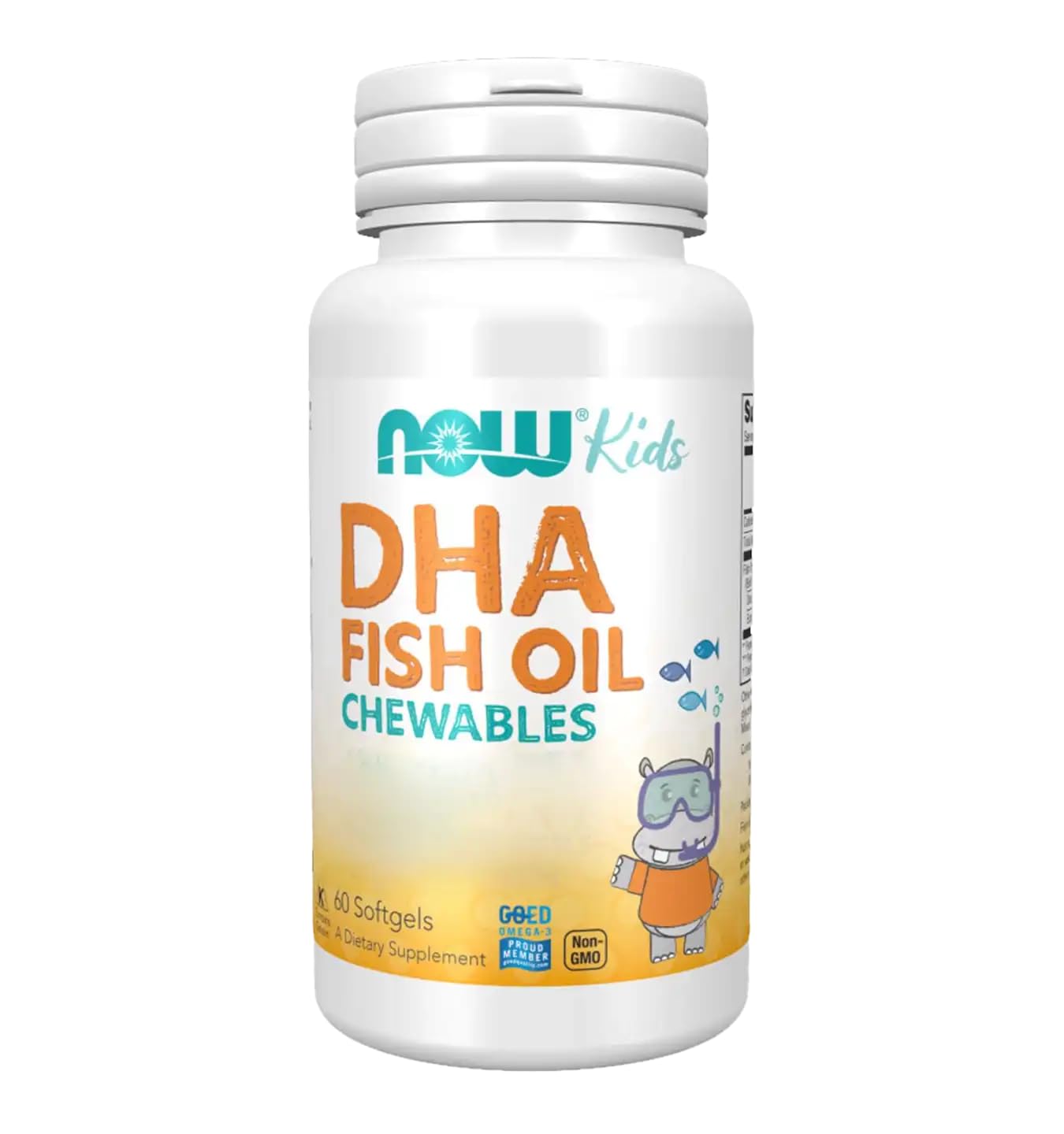 Now Dha MASTICABLE for Children 100Á Mgrs of Dha 60Á Pearls, 1 Units