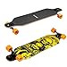 ENKEEO 41 Inch Drop-Through Longboard Skateboard Complete for Carving Downhill Cruising Freestyle Riding