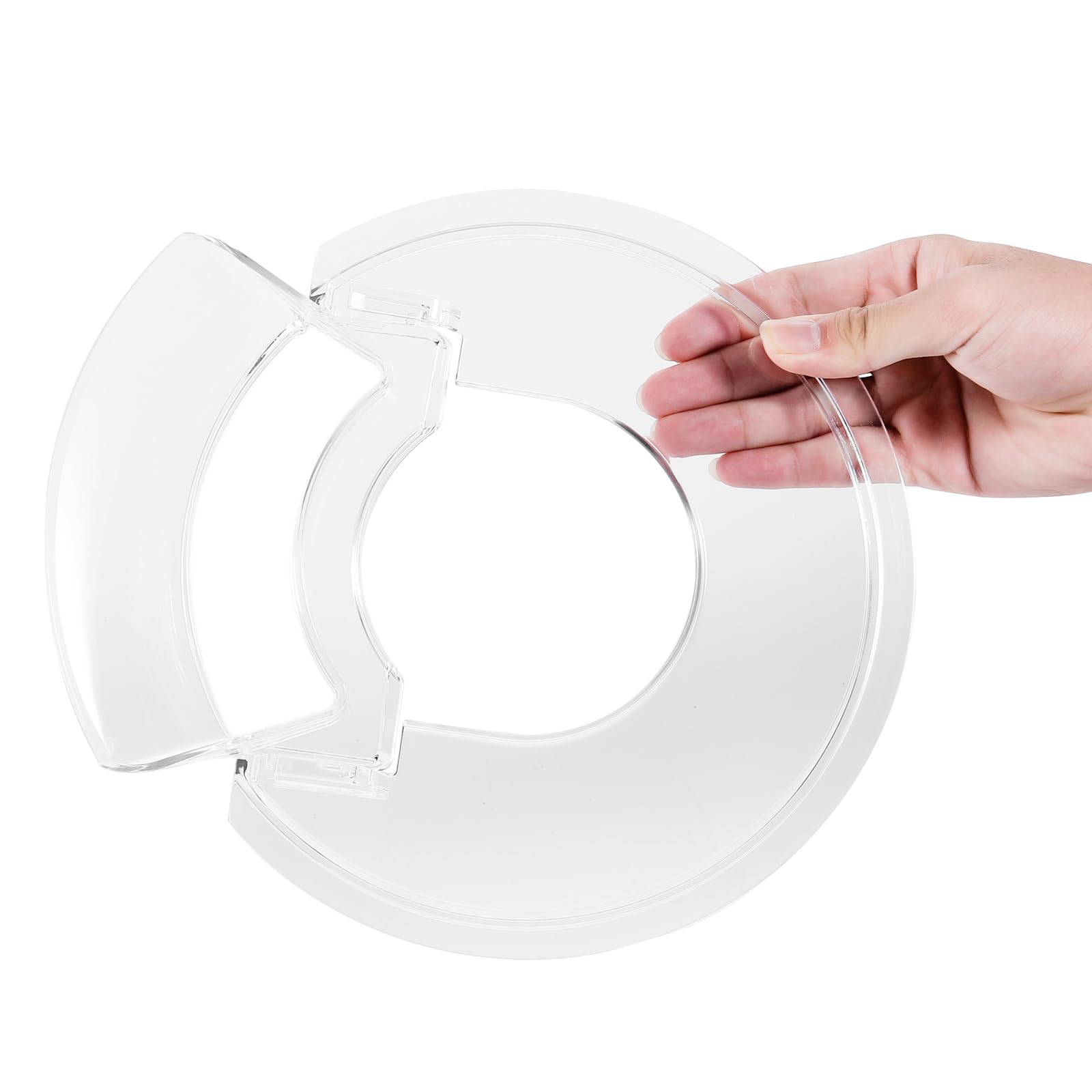 Pouring Shield for KitchenAid-Secure Pouring Shield with Removable Pour Spout for KitchenAid 4.5-5 Quart Tilt-Head Stand Mixers, Splatter Guard Fits for Stainless Steel, Glass, Ceramic Bowls