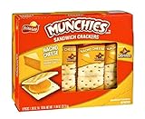 Munchies Nacho Cheese Sandwich Crackers, 8 Count (Pack of 4)