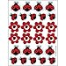 Creative Converting 40519 Ladybug Design Fancy Stickers