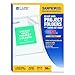 C-Line Deluxe Super Heavyweight Non-Glare Vinyl Project Folders, Letter Size, Clear, 50 per Box (62138)