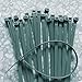 100 Pcs 8 Inch 3mm Dark Green Nylon Garden Cable Zip Ties Self Locking Cable Ties Twist Ties