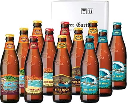 Amazon Co Jp 人気no1 Kona Beer コナビール 12本飲み比べセット ビッグウェーブ ロングボード ファイアーロック ハナレイipa 食品 飲料 お酒