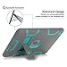 iPad Air 2 Case TOPSKY(TM)[Kickstand Feature],Shock-Absorption / High Impact Resistant Hybrid Three Layer Armor Defender Full Body Protective Case Cover with Stylus and Screen Protector,Grey/Green