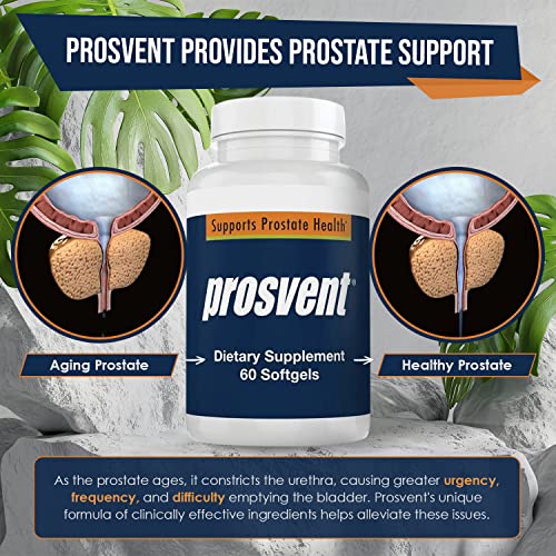 Prosvent Prostate Supplement for Men with Beta Sitosterol, as Well as