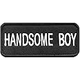 Antrix Cool Handsome Boy Patch, Tactical Funny Embroidered Applique Fastener Hook & Loop Boy Emblem Badge Patch for Caps, Bags, Backpacks, Tactical Vest, Military Uniforms,Kids,Teens,Adult