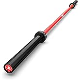 LIONSCOOL 7FT Olympic Barbell 2&rdquo; Bar for Strength Training Weightlifting | 700/1000/1500lbs Weight Capacity, 2-Inch 40/45lbs Black, Silver, Red, Chrome Power Lifting, Squat, Deadlift, Presses, Row Bar