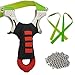 RCZZSUWE Hunting Slingshot with 2 Rubber Bands and holster Stainless Steel Slingshots for Adult Kids Outdoor Catapult Slingshot with Sight