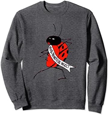 Unisex Signe Wilkinson: Miss Beneficial Insect Sweatshirt Small Dark Heather