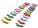 HBY8482; 24 Pics: Girls Baby Toddler Ribbon Mini Hair Bow Snap Clips, Barrettes Hair Clip Set