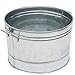 Achla Designs C-50 Galvanized Steel round tub, Standard