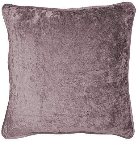 2 X Crushed Velvet Mauve Purple 17" - 43CM Cushion Covers