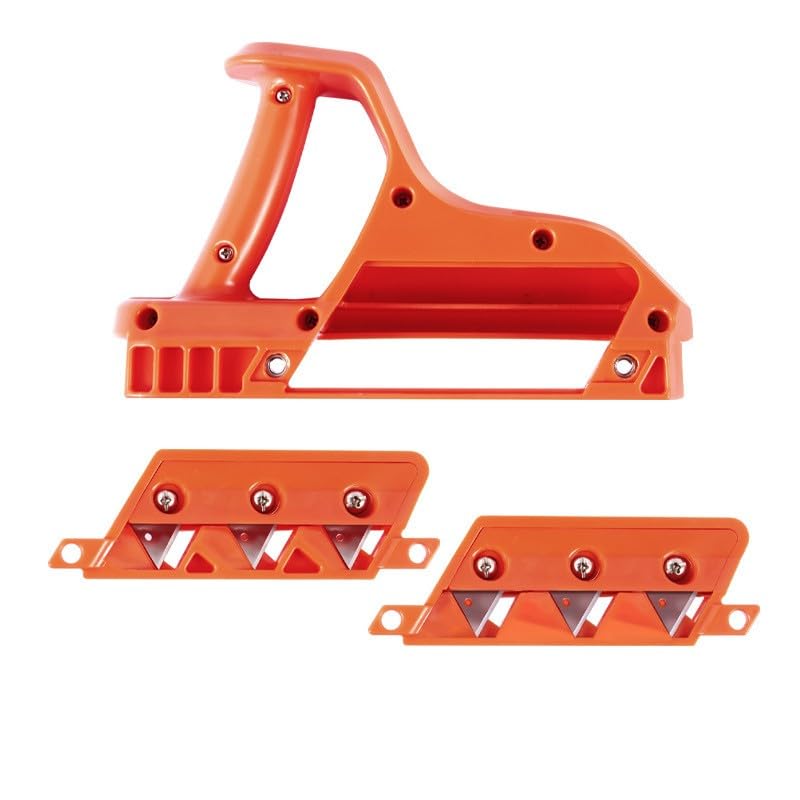 Y-Nut Edge Planer for plasterboard, plasterboard, Quick Cutter, plasterboard Hand Planer, Hand Tool, Chamfer Cutter with 45° and 60° balden Hand Tool, Cutting Tools, plasterboard Cutter (45°) Orange