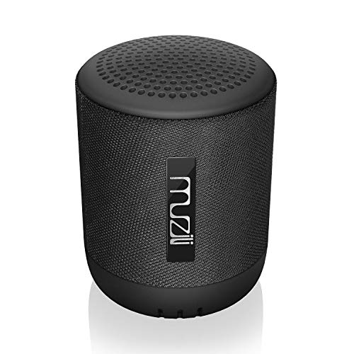 Enceinte Bluetooth, Muzili Haut-Parleur sans Fil Mode Stéréo 15heures Durée de Lecture IPX7 Étanche 22M Portée de Transmission Assistant Vocal Fonction d’Arrêt Automatique (sc214)