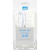 Jointlax Lacrosse 2.0 Semi-Soft Complete Kit Lacrosse Mesh and Strings - White