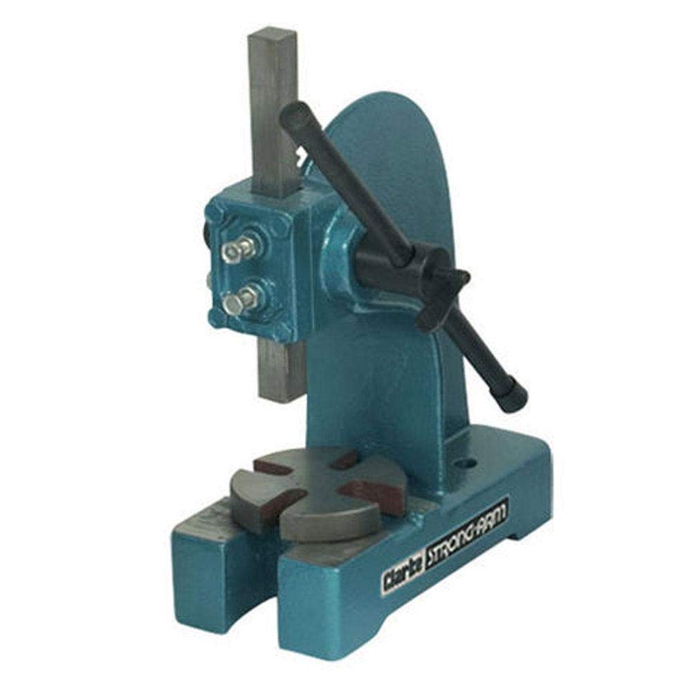 Clarke AP1000 Heavyduty 1 Ton Arbor Press Ram size 23.6x 23.6mm 4 cutout sizes eBay