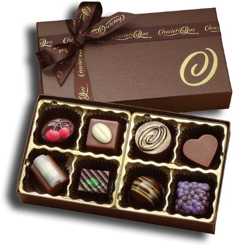 Choclatique Gourmet Chocolate Sampler (2 4-Piece Boxes)