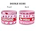Valentine’s Day Wristband Silicone Band Bracelets for Party Favors Kids School Gifts Supplies-24pack